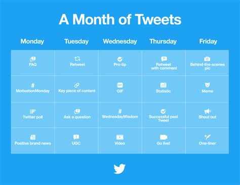 Twitter Content Calendar Image